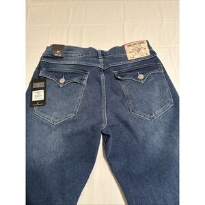 JEANS RELAXED SLIM True Religion Men's  32x32 Geno SN Flap Blue Denim